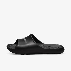 Nike Victori One Shower Men's Slides Black / White | NK627HYA