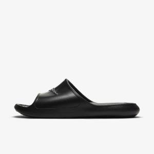 Nike Victori One Shower Women's Slides Black / White | NK893IKD