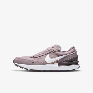 Nike Waffle One Older Kids' Sneakers Pink / Light Purple / White | NK257DGF