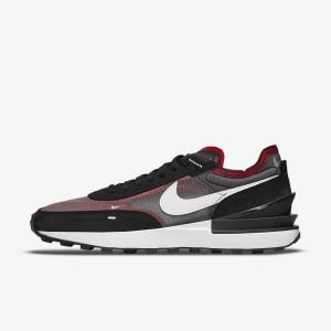 Nike Waffle One SE Men's Sneakers Black / Red / White | NK086YHV