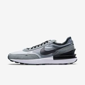 Nike Waffle One SE Men's Sneakers Grey / White / Grey / Black | NK896HEP