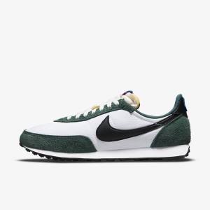 Nike Waffle Trainer 2 Men's Sneakers White / Green / Royal / Black | NK529REU