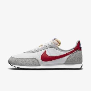 Nike Waffle Trainer 2 Men's Sneakers White / Light Grey / Royal / Red | NK540IQR