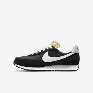 Nike Waffle Trainer 2 Older Kids' Sneakers Black / Orange / White | NK078EBH