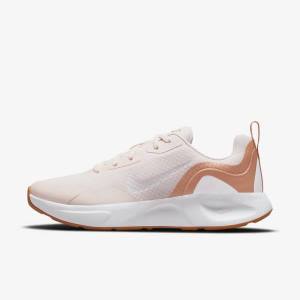 Nike Wearallday Women's Sneakers Light Pink / Light Brown / White | NK857EIH