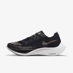 Nike ZoomX Vaporfly Next% 2 Road Racing Men's Running Shoes White / Turquoise / Black / Pink | NK213DKW