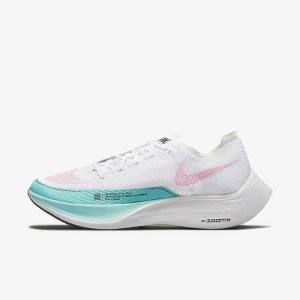 Nike ZoomX Vaporfly Next% 2 Road Racing Men's Running Shoes Green / Blue / White / Black | NK347QAV