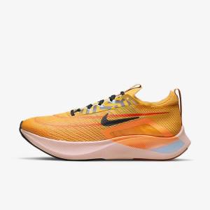 Nike Zoom Fly 4 Road Men's Running Shoes Black / Blue / White | NK321MLZ